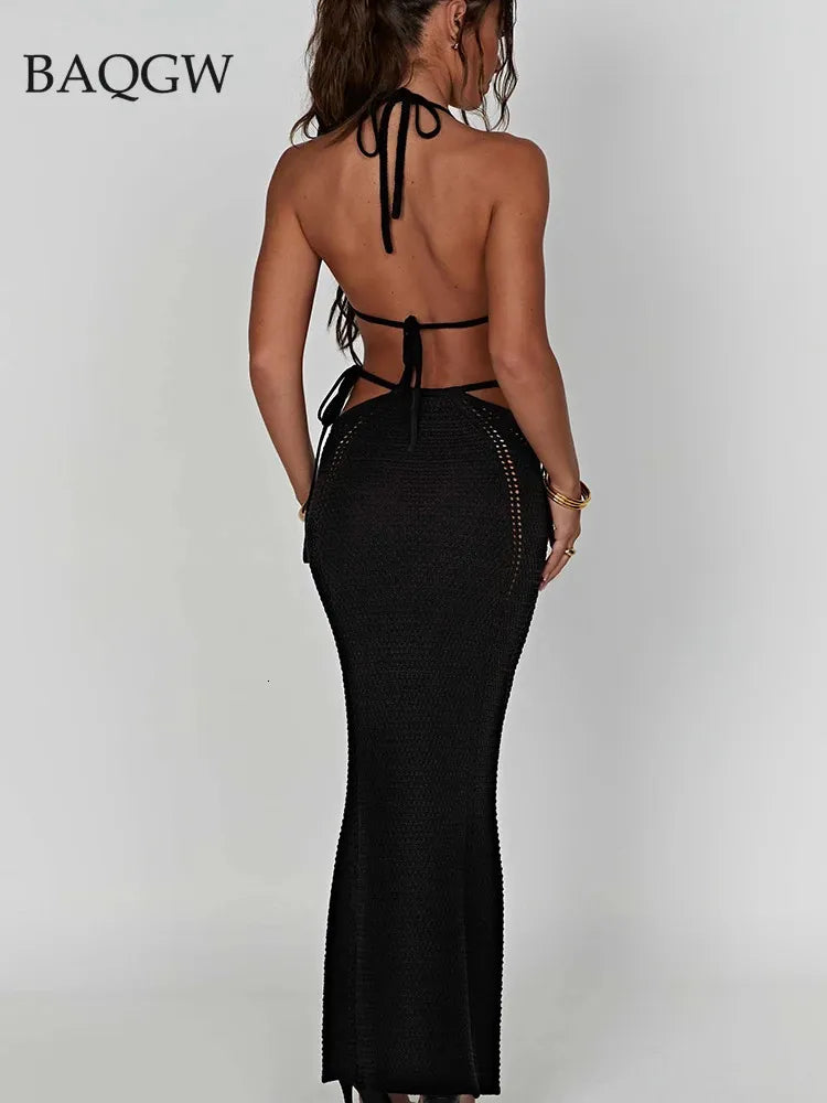 ✨ Conjunto de Playa Largo Tricot Venecia moda