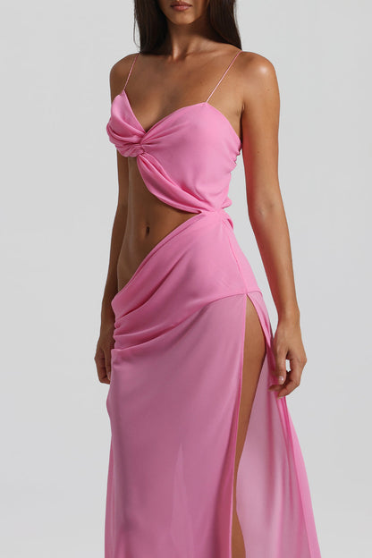 Vestido largo con tirantes Venecia moda