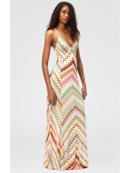 Vestido Largo de Tirantes Venecia Moda