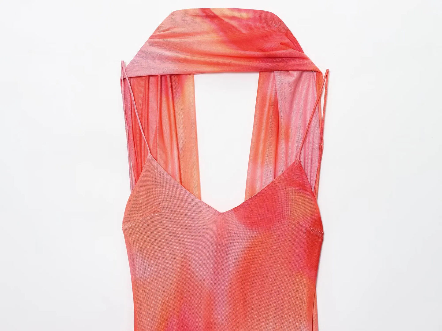 Vestido largo con escote en el busto Moana