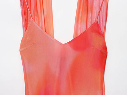 Vestido largo con escote en el busto Moana