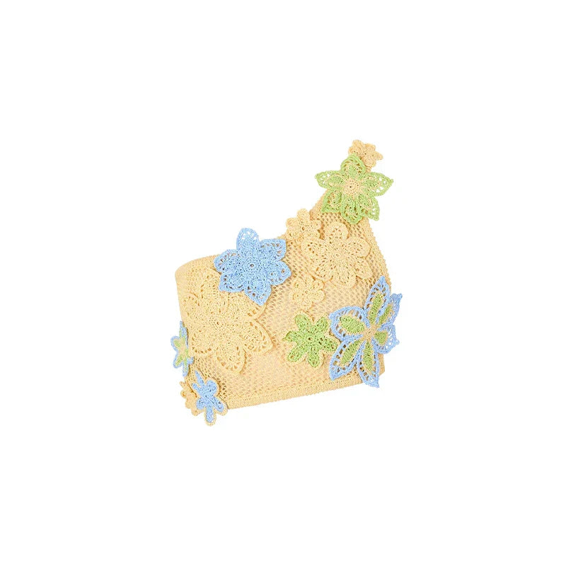 Conjunto de playa con top y falda larga Venecia