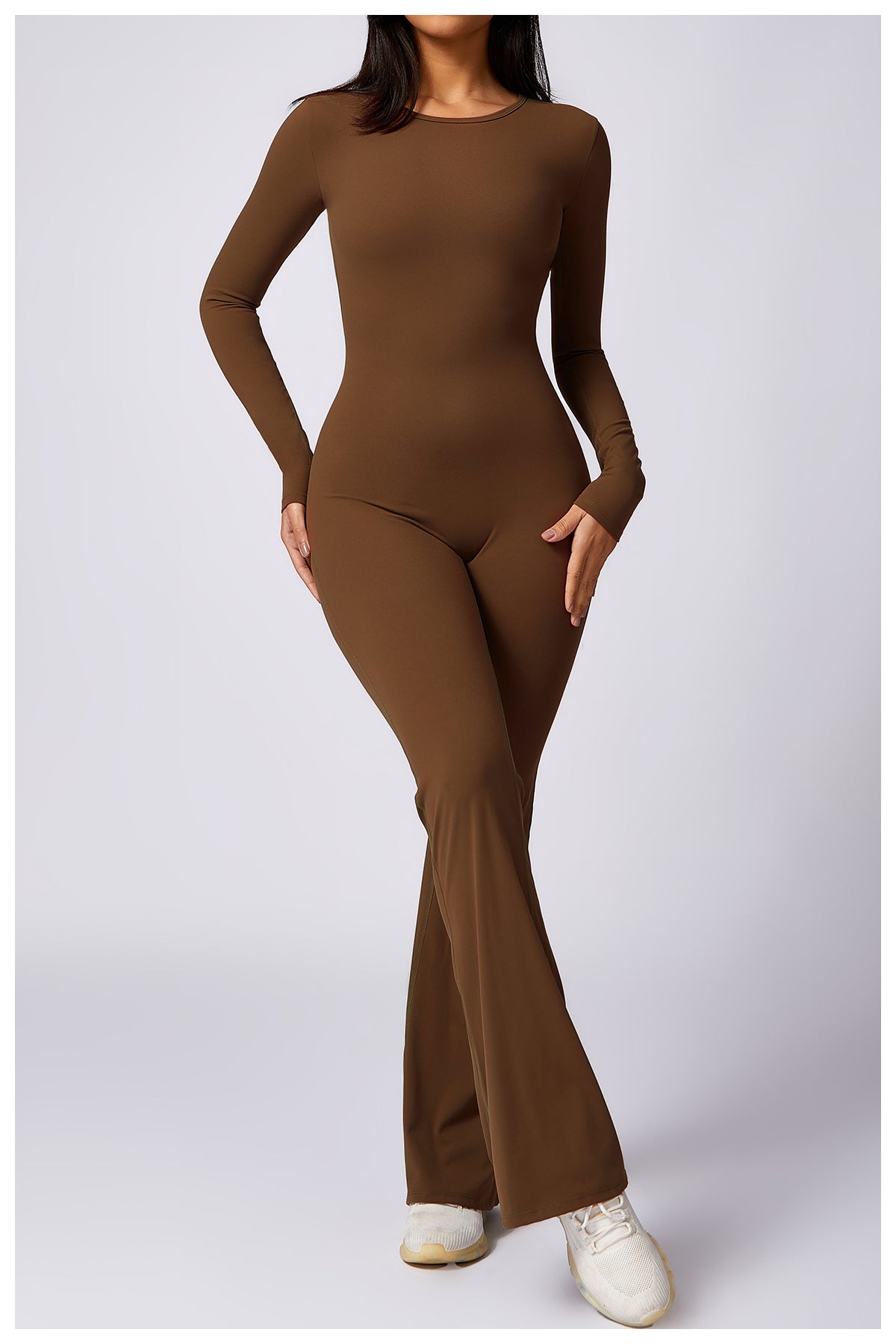 Mono Largo Flare con Espalda Abierta Venecia Lolita – FITNESS