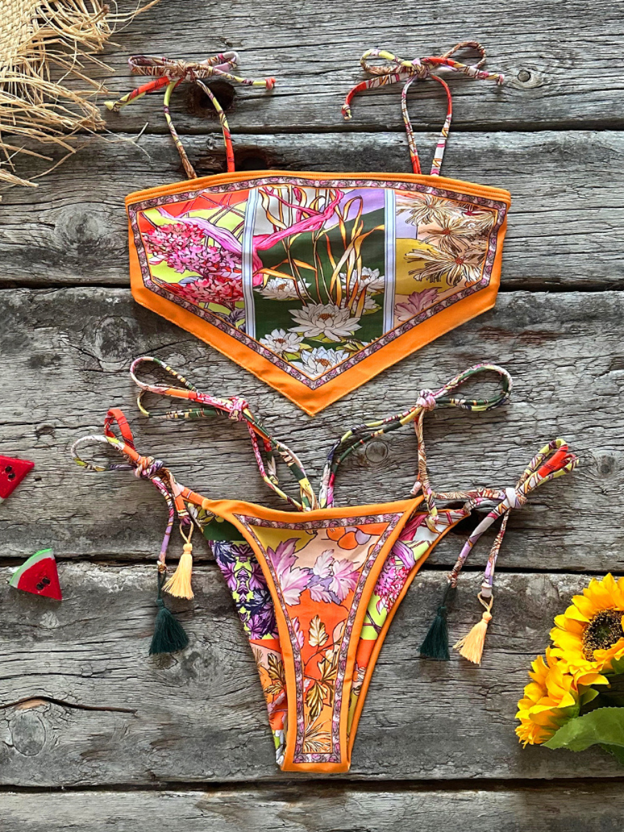 Bikini Pañuelo con Amarres Venecia Moda Lessa