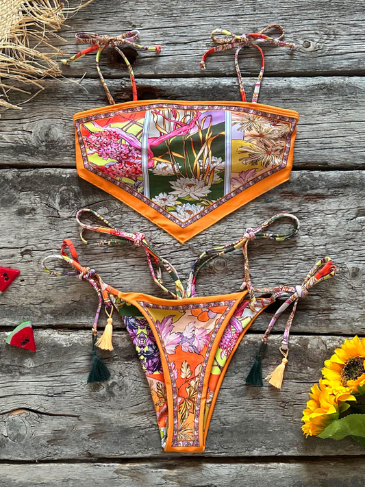 Bikini Pañuelo con Amarres Venecia Moda Lessa