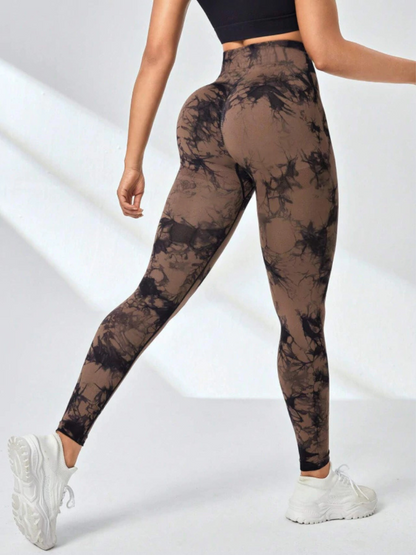 Legging Tie Dye con Efecto Push Up Venecia Elegance – FITNESS