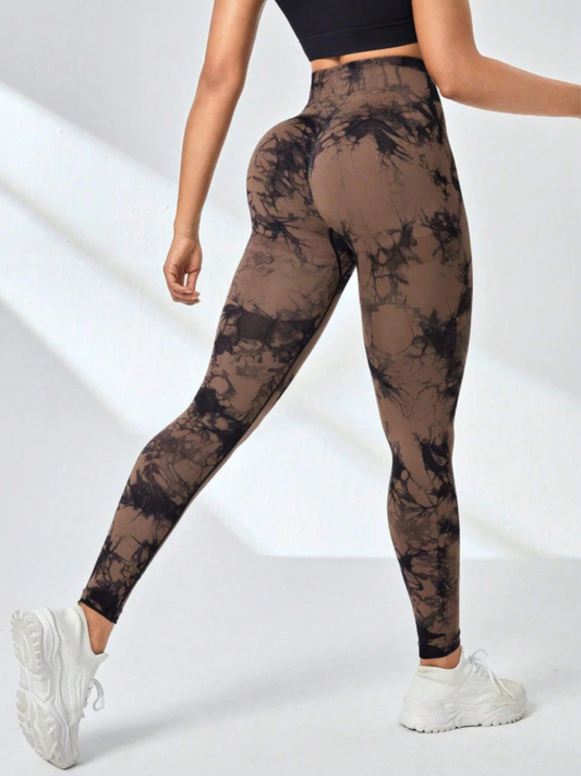 Legging Tie Dye con Efecto Push Up Venecia Elegance – FITNESS