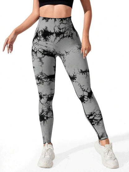 Legging Tie Dye con Efecto Push Up Venecia Elegance – FITNESS