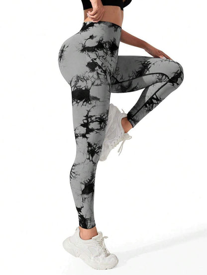 Legging Tie Dye con Efecto Push Up Venecia Elegance – FITNESS