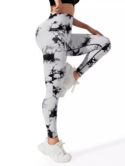 Legging Tie Dye con Efecto Push Up Venecia Elegance – FITNESS