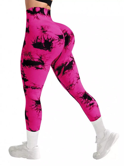 Legging Tie Dye con Efecto Push Up Venecia Elegance – FITNESS