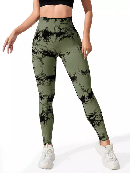 Legging Tie Dye con Efecto Push Up Venecia Elegance – FITNESS