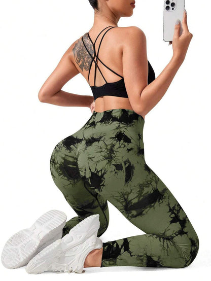 Legging Tie Dye con Efecto Push Up Venecia Elegance – FITNESS